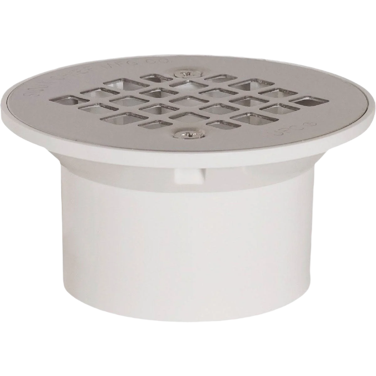 Original Sioux Chief PVC Floor Drain with Stainless Steel Strainer Clean