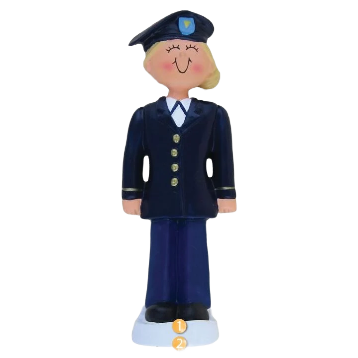 High-End Ornament Central Personalized Blonde Female in Armed Forces Ornament Efficient
