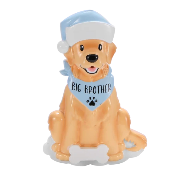 Refined PolarX Personalized Promoted to Big Brother Dog Ornament Innovative