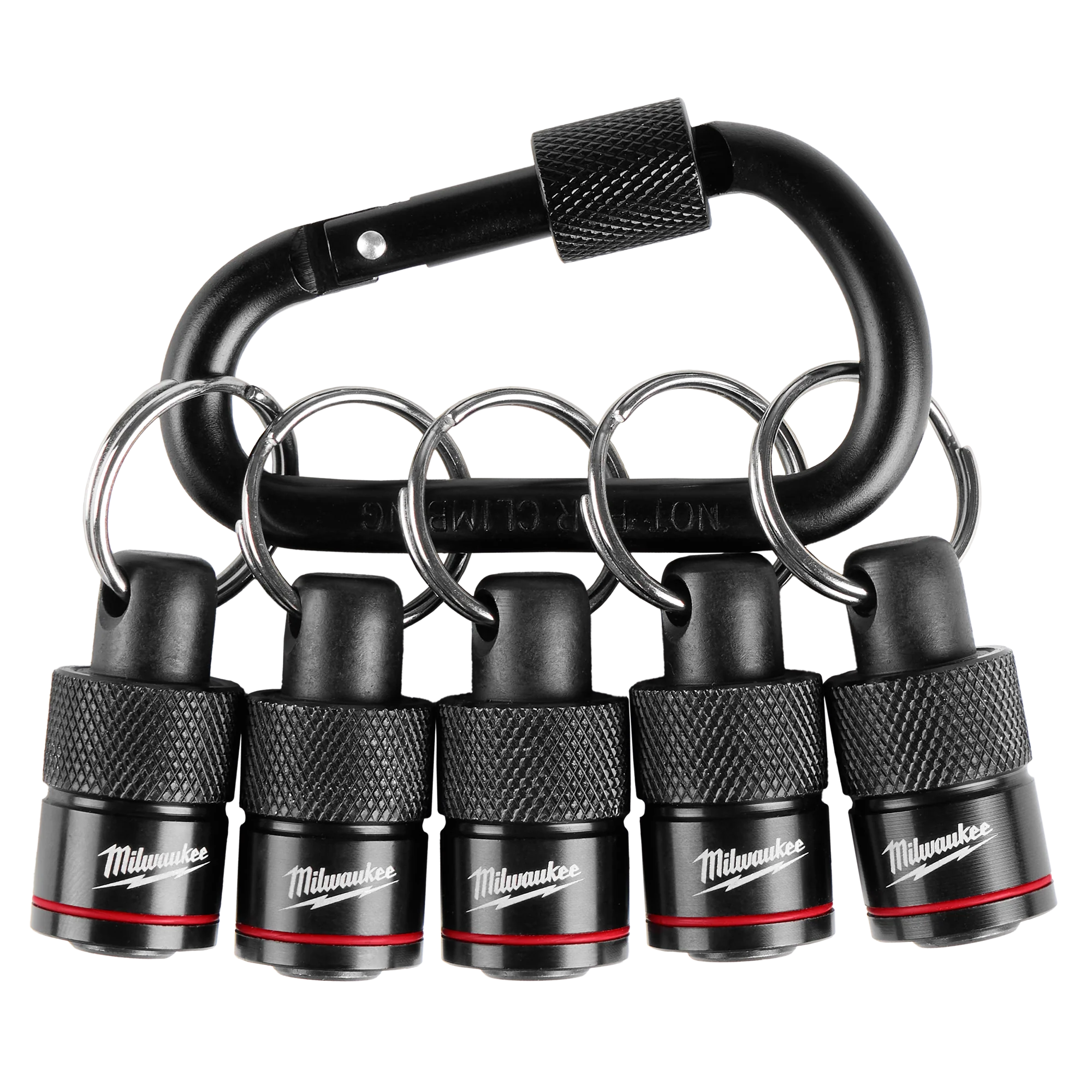 Fine Crafted Milwaukee 5PC Bit Holder with Carabiner Luxury