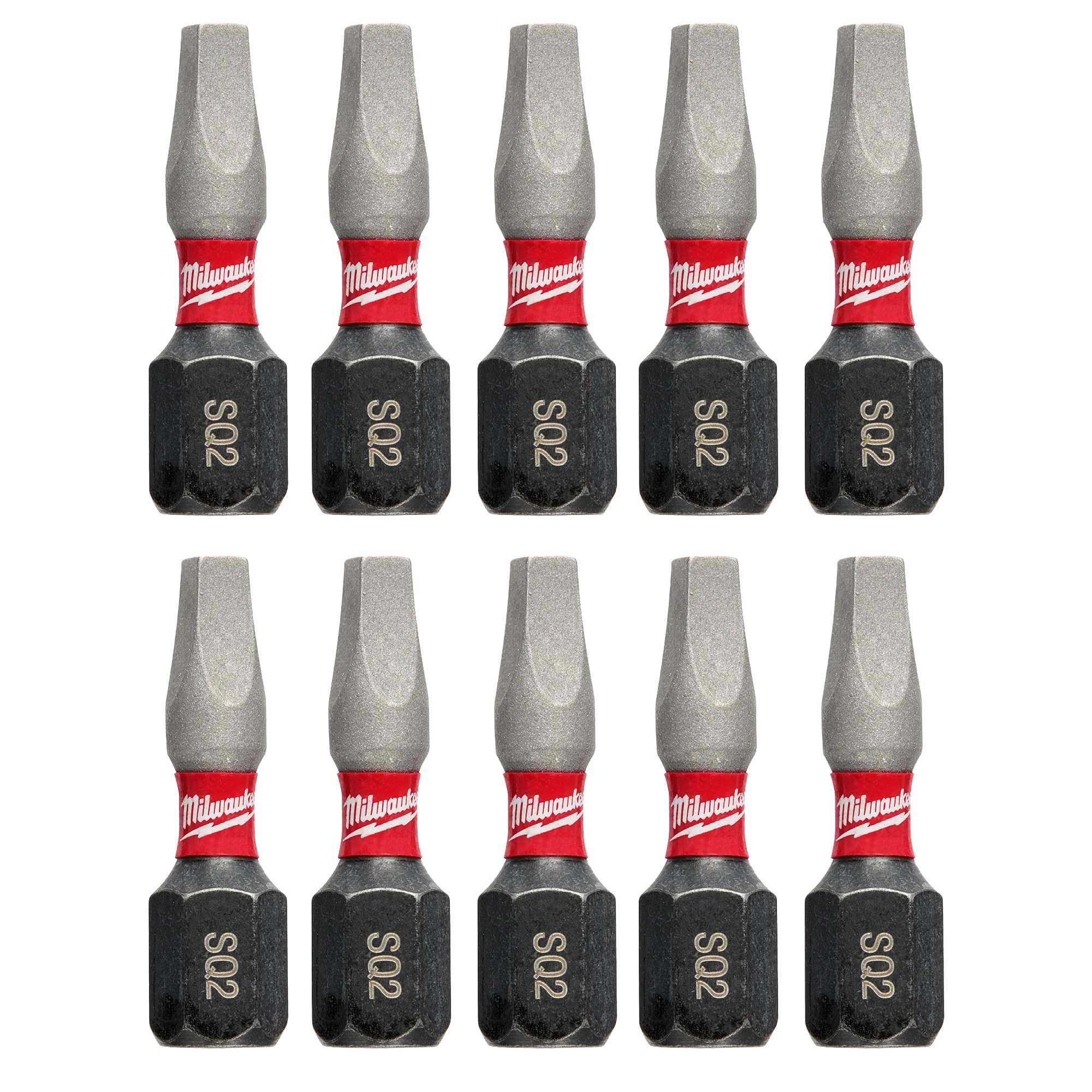 Safe Milwaukee SHOCKWAVE™ 1 SQ2 Impact Bit 10 Contractor PK Innovative