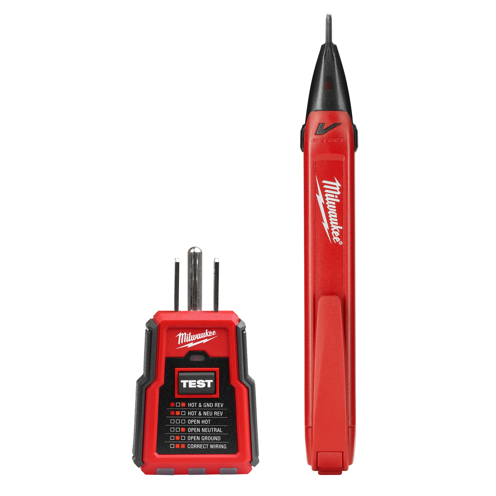 Casual Milwaukee GFCI Receptacle Tester and Voltage Detector with LED Kit Carefully Designed