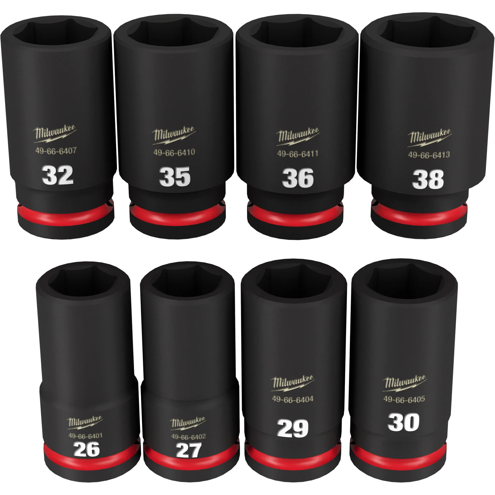 Versatile Milwaukee 8PC SHOCKWAVE™ Impact Duty 3 4 Drive Metric Deep 6 Point Socket Set Elite