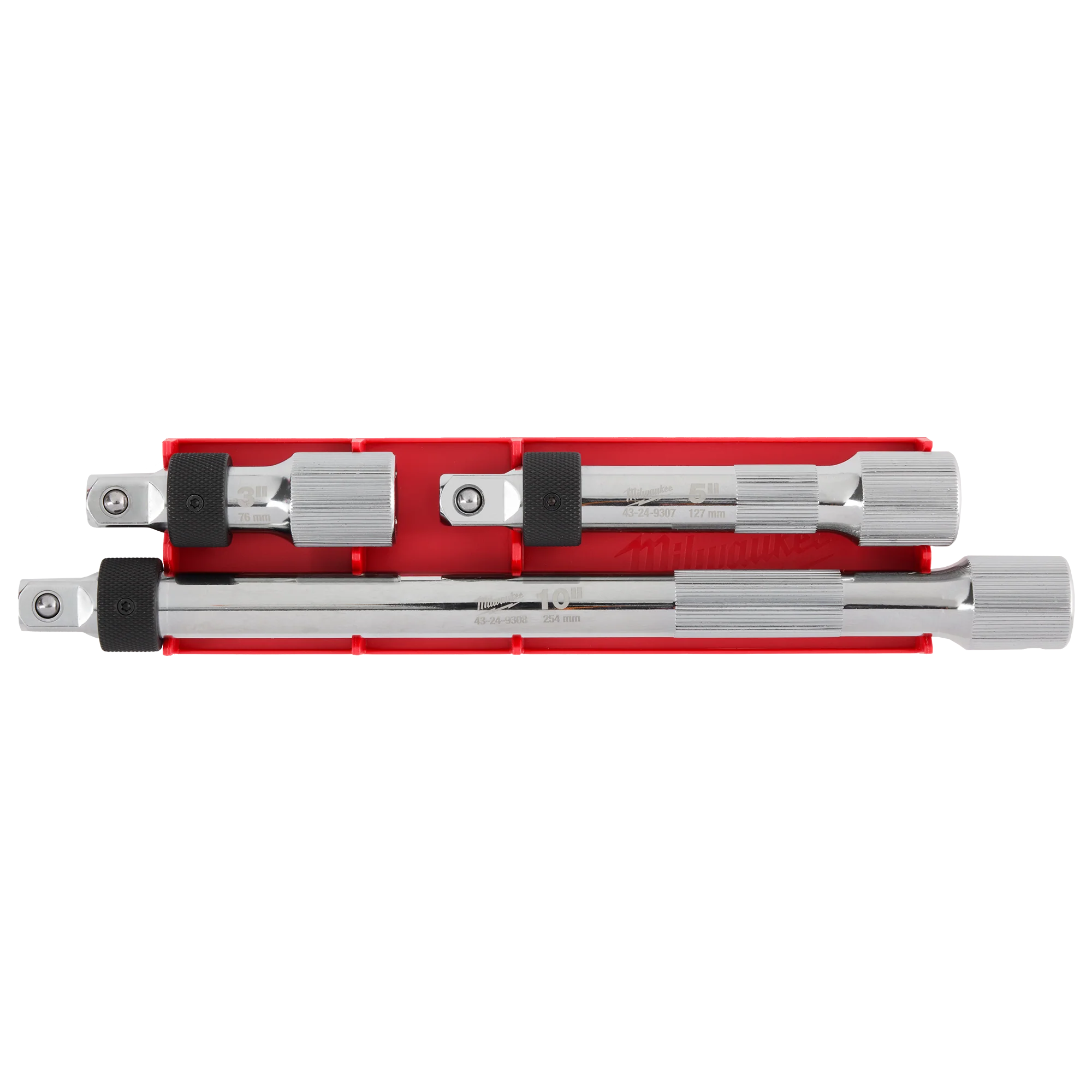 Easy-to-Use Milwaukee 3pc 1 2 Drive Locking Extension Set Solid