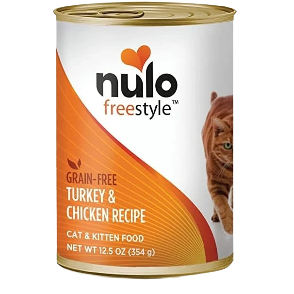 Recyclable Nulo style Turkey Chicken Canned Cat Food 12.5 oz. World-Class