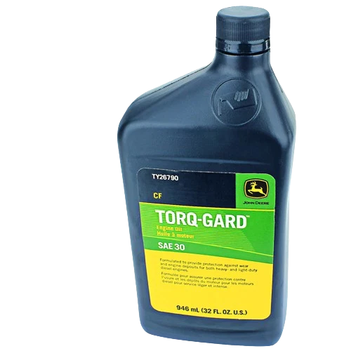 High-Grade John Deere TY26790 Torq-Gard SAE 30 Engine Oil Quart Green