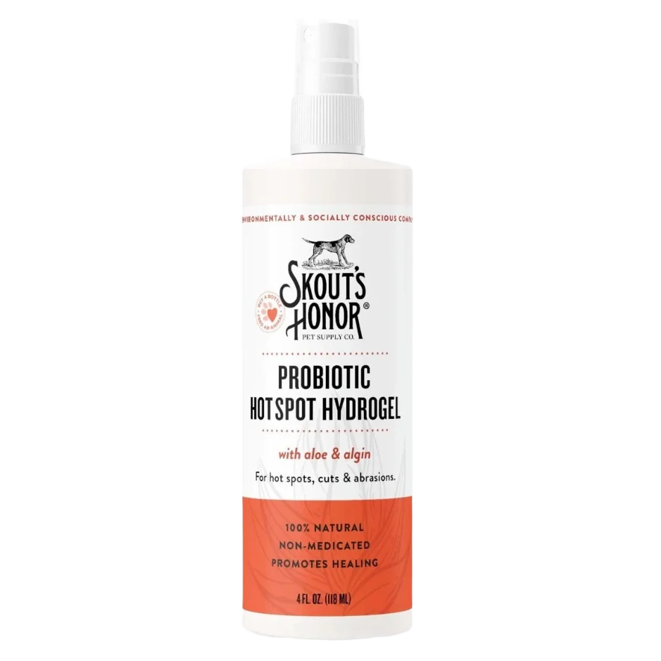 Clean Skout's Honor Probiotic Hot Spot Hydrogel for Dogs Cats 4 oz. Official