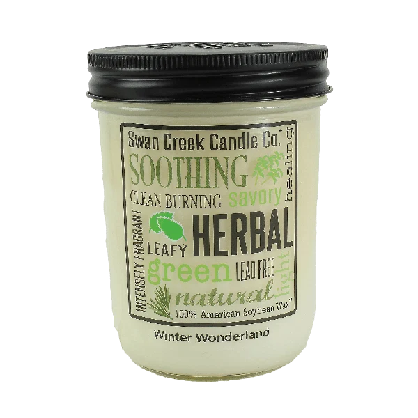 Crafted Swan Creek Winter Wonderland Pantry Jar Candle 12 oz. User-Friendly