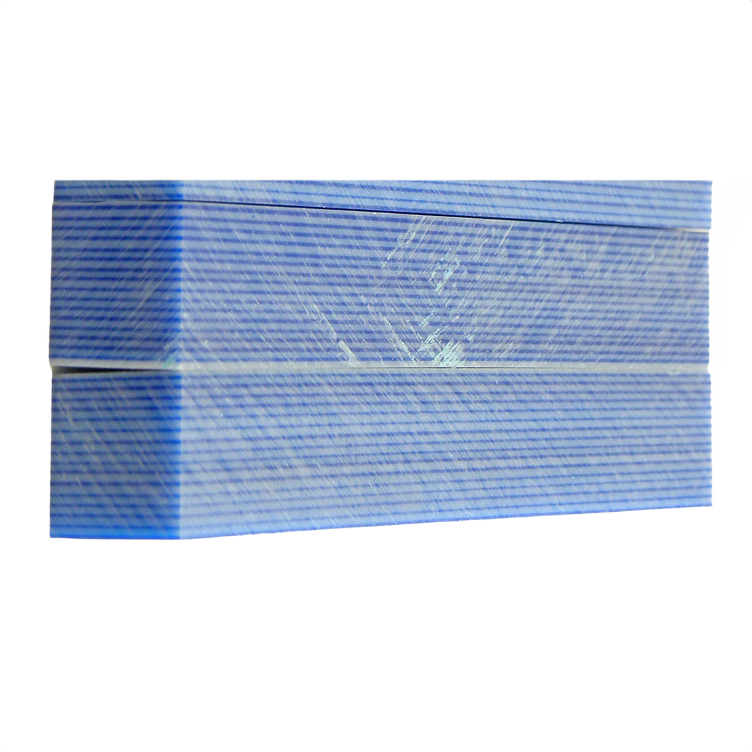 Outstanding Berea Hardwoods Blue Silvery White Pinstripe Pen Blank Top-Quality