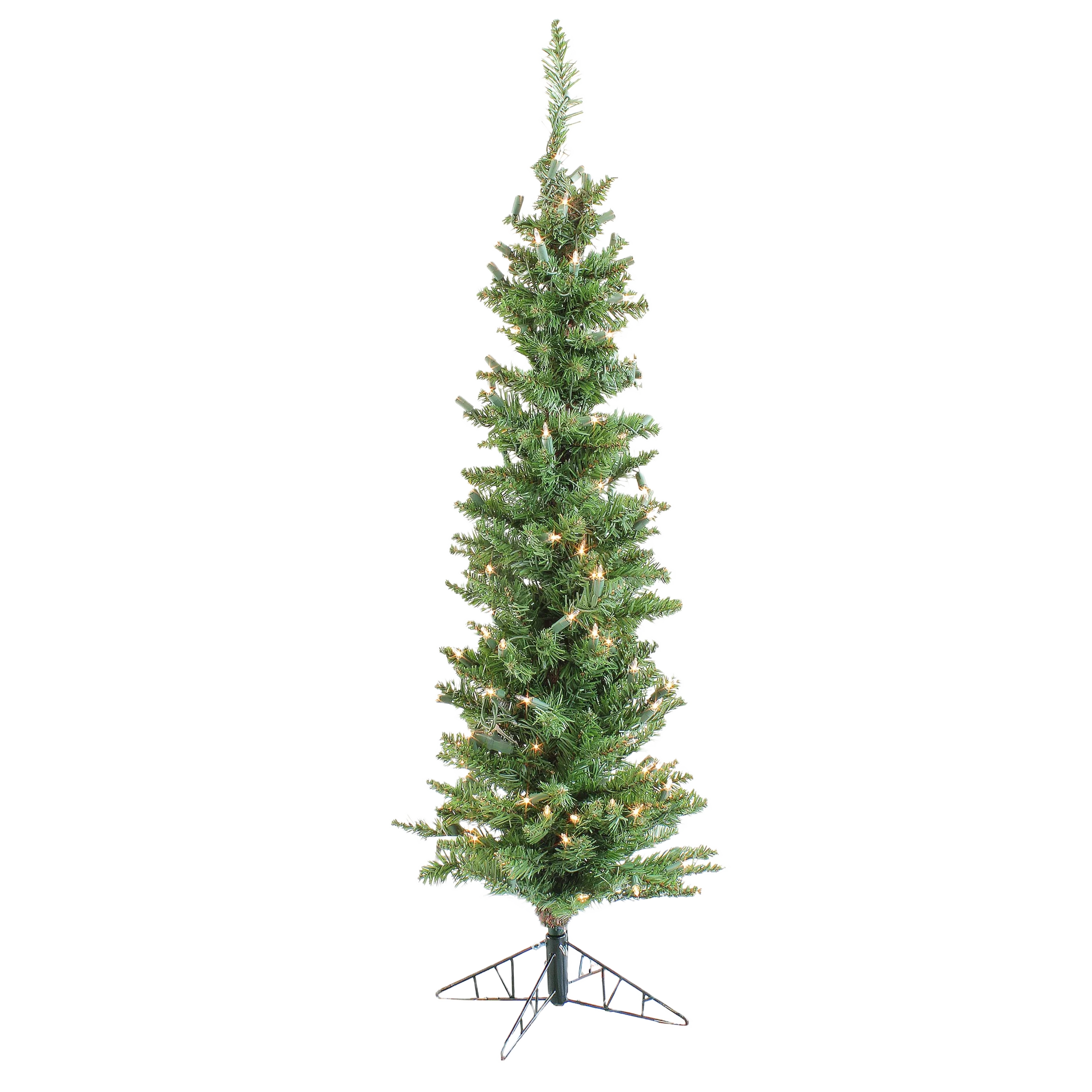 Traditional nVision Summit Spruce Clear SmartLit Incandescent Christmas Tree 4 ft. Recyclable