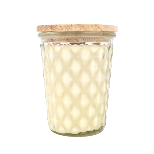 Pure Swan Creek Creamy Coconut Vanilla Timeless Jar Candle 12 oz. Reusable