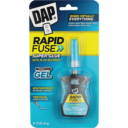 Eco-Friendly DAP RapidFuse Clear Multi-Purpose Adhesive 0.13 oz. Proven