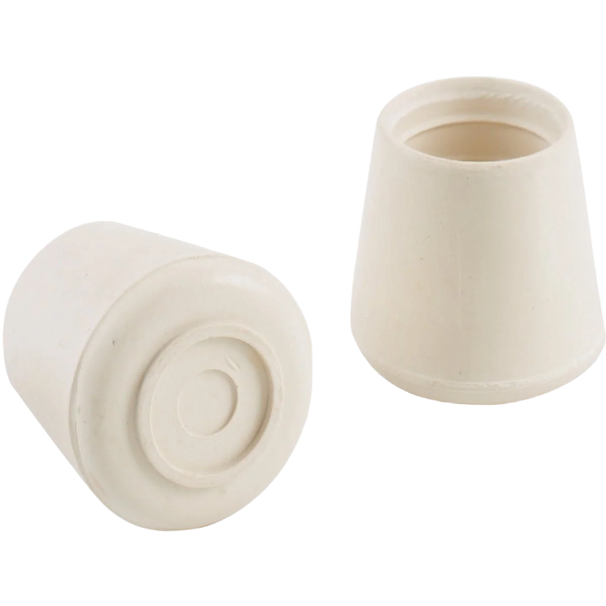 Fast Do it 1-1 4 in. Hi-Tip Off White Rubber Furniture Leg Protectors 2-Pack Professional
