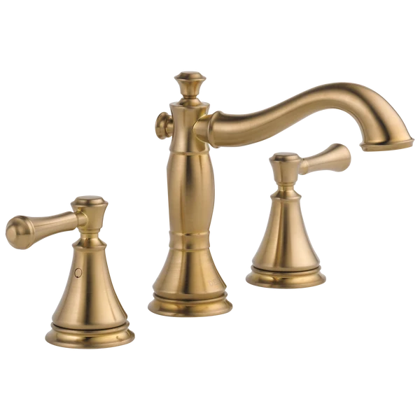 Outstanding Delta Cassidy Champagne Bronze Two Handle Widespread Bathroom Faucet Reusable