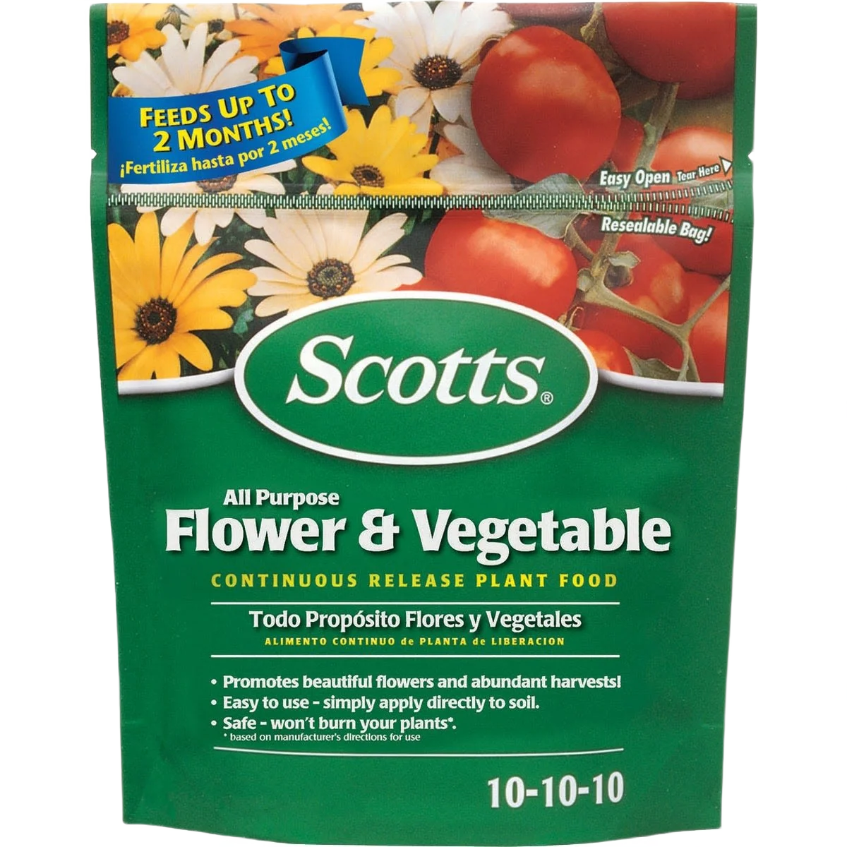 Casual Scotts All Purpose Flower Vegetable Continuous Release Plant Food 3 lbs. Fast
