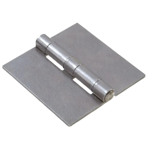 Proven Hillman 4-1 2 Steel Square Corner Weldable Surface Full Hinge w Fixed Pin Certified