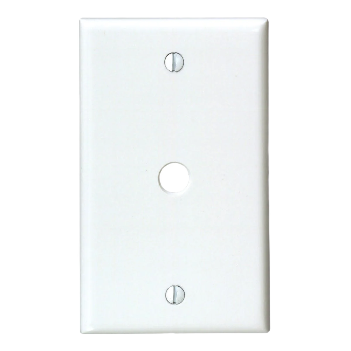 Sustainable Leviton 1-Gang White Telephone Cable Wall Plate Carefully Designed
