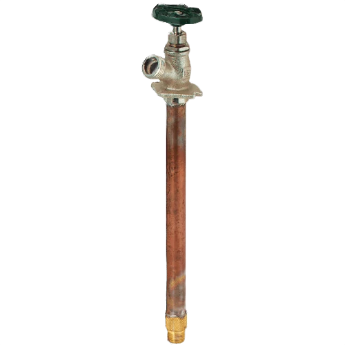 Solid Arrowhead Brass Standard Frost Wall Hydrant 1 2 In. MIP x 10 In. High-End