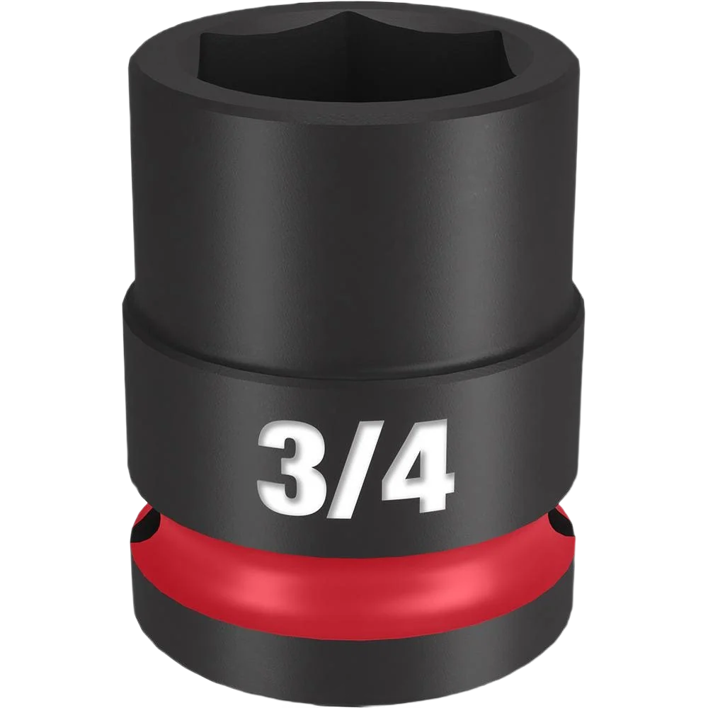 Fine Crafted Milwaukee SHOCKWAVE™ Impact Duty™ 1 2 Drive 3 4 6 Point Socket Optimized