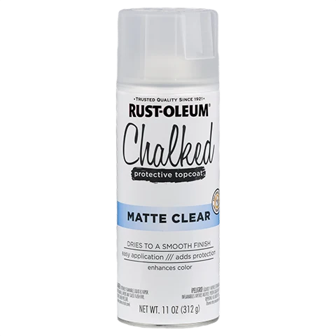 Stylish Rust-Oleum Chalked Ultra Matte Clear Spray Paint 12 oz. Proven