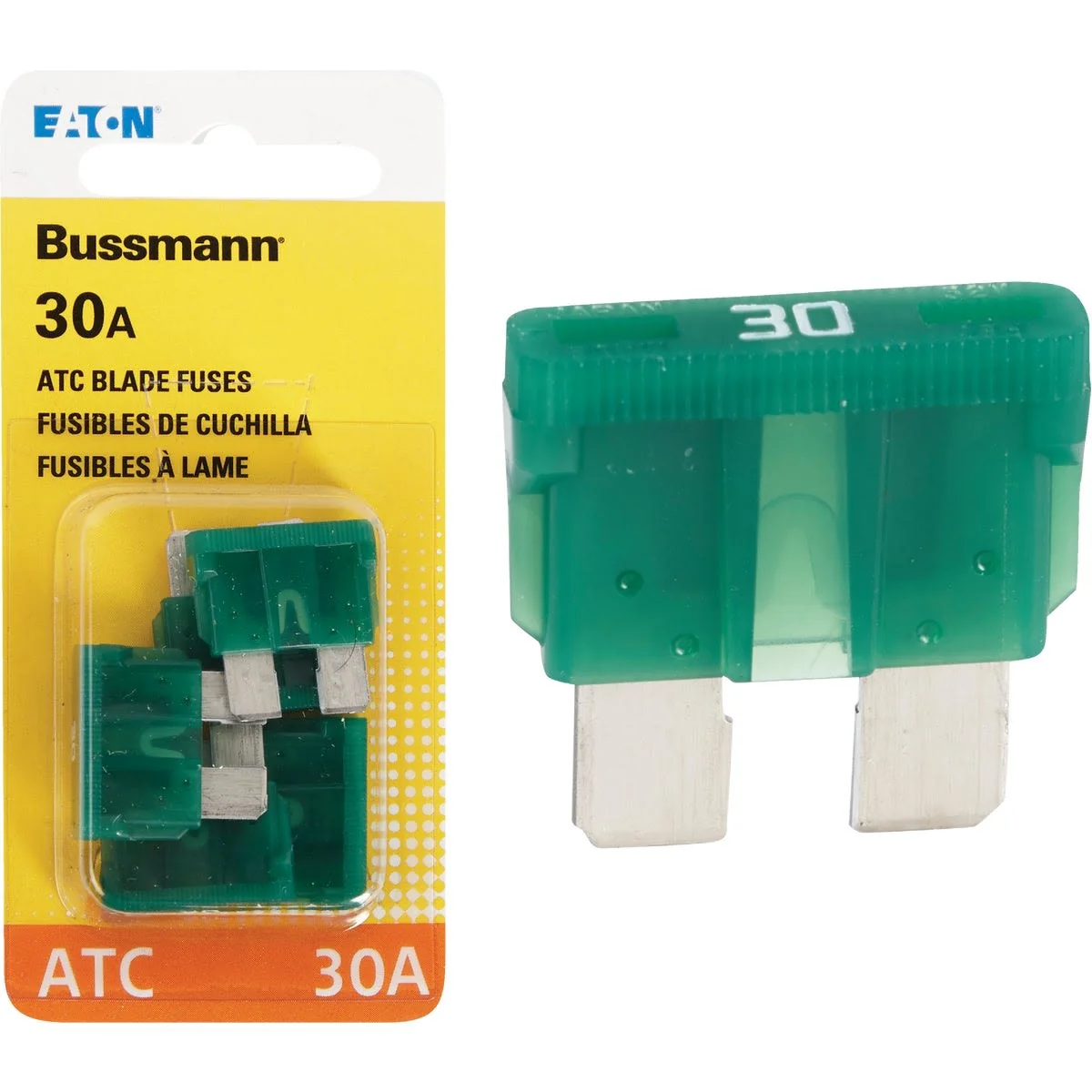 Luxury Bussmann Fuses 30A Blade-Type Automotive Fuse 4-Pack Authentic