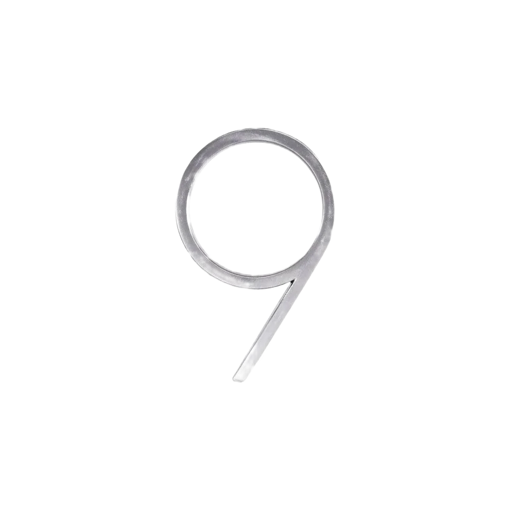 Exceptional Hillman Distinctions 5-In. Floating Mount Nickel House Number 9 Specialty