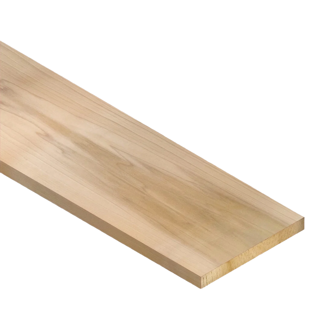 Refined B B 1x8x14 Poplar Board S4S Long-Lasting