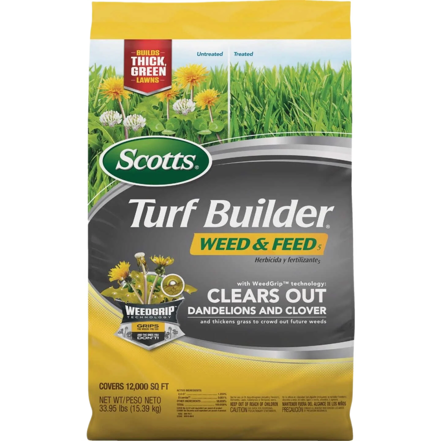 Innovative Scotts Turf Builder 34.05 Lbs. Weed Feed Fertilizer First-Class