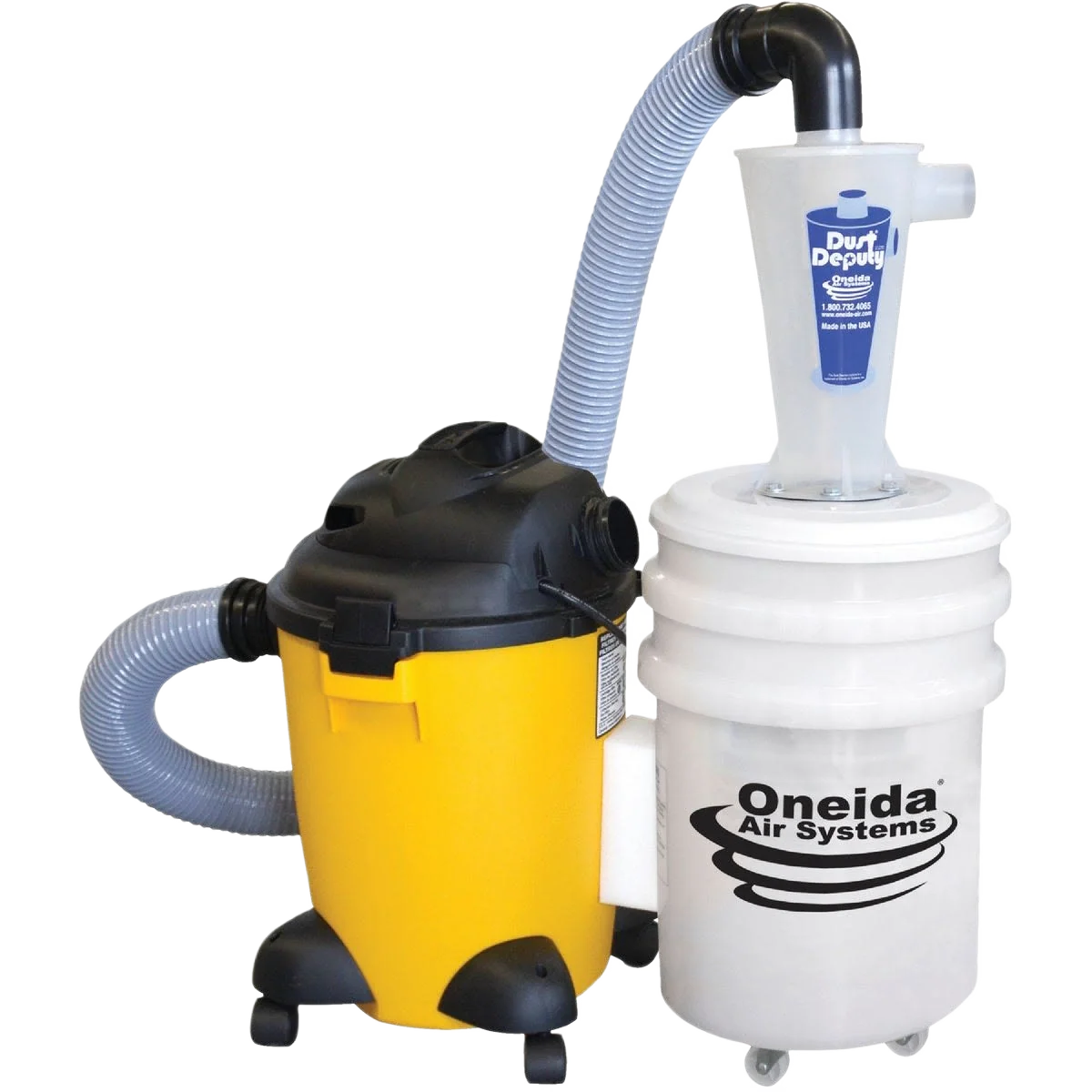 Reliable Oneida Dust Deputy Deluxe Cyclone Separator Kit Innovative