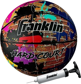 Unique Franklin Sports Hard Court Indoor Outdoor Rubber Basketball 29.5 Refined