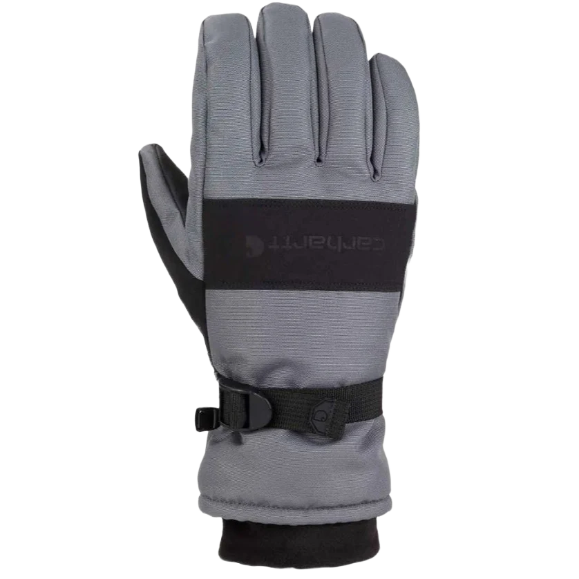 Functional Carhartt Men's 2XL Dark Gray Black Waterproof Insulated Winter Gloves Modern