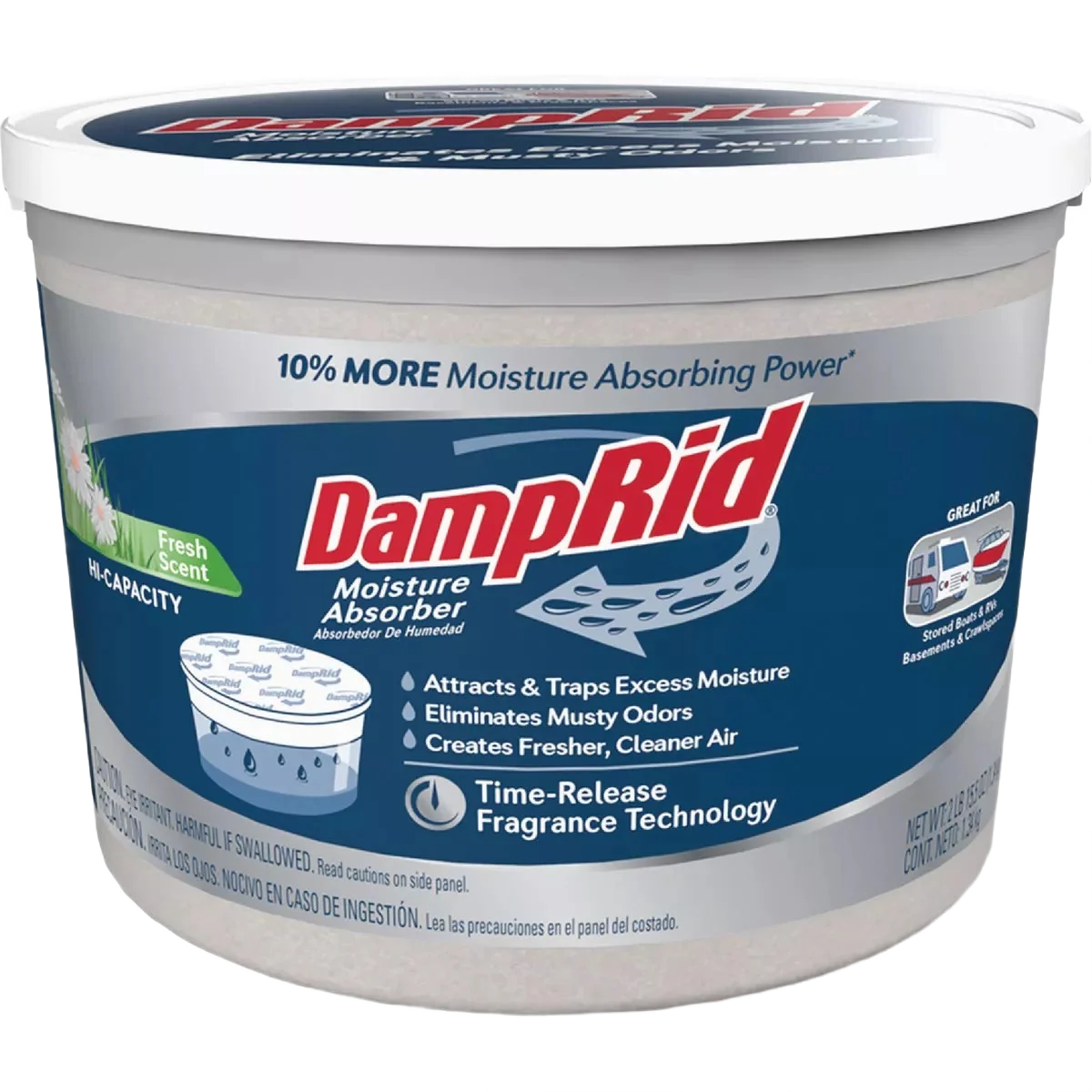 Prestigious DampRid Hi-Capacity Fresh Scent Moisture Absorber 2 Lb. High-Quality