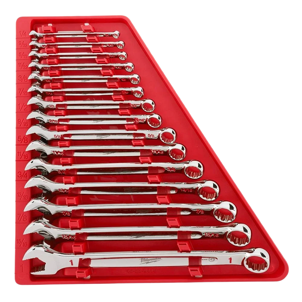 Eco-Friendly Milwaukee 15-PC Combination SAE Wrench Set Elegant