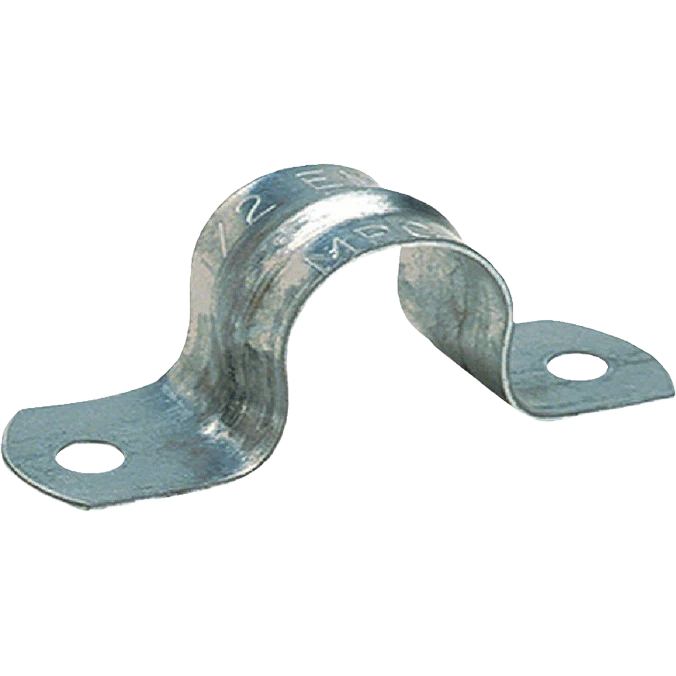 Proven Halex 1 Click-On EMT 2-Hole Conduit Strap 4-Pack Trendy