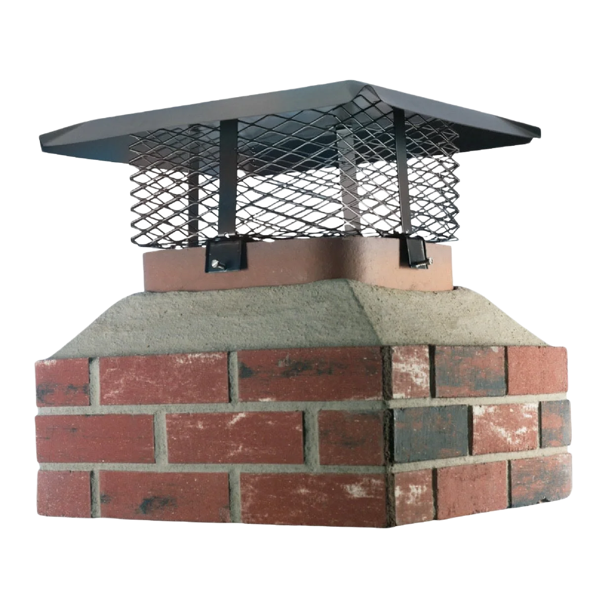 Flexible Shelter Adjustable Single Flue Chimney Cap for Large Flue Soft