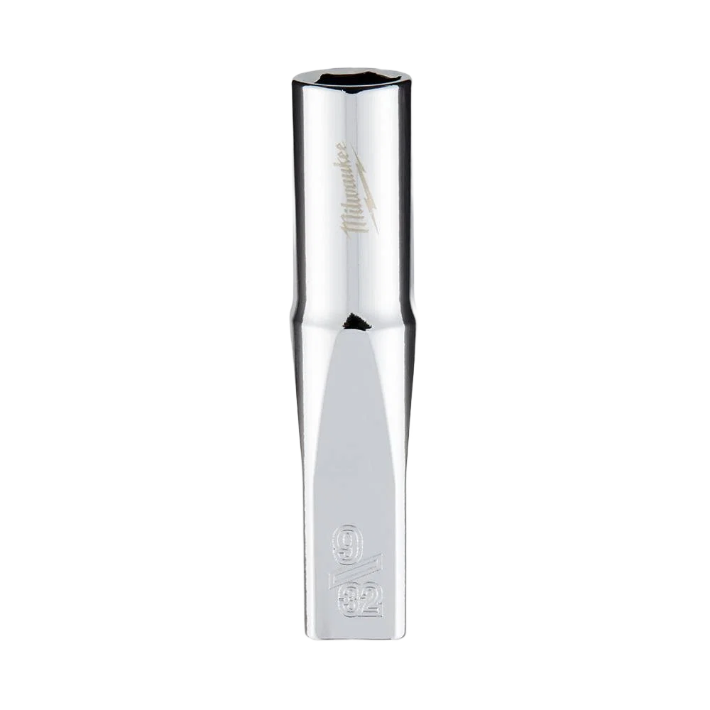 Long-Lasting Milwaukee 9 32 Drive 6 Point Sockets w FOUR FLAT™ Sides Clean