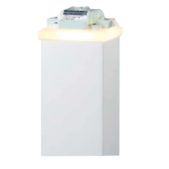 Solid TimberTech 5 in. x 5 in. LED Post Cap Light Frosted White Selected