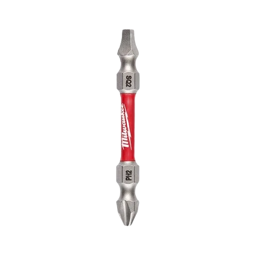 Secure Milwaukee SHOCKWAVE™ PH2 SQ2 Impact Double-Ended Bit Casual