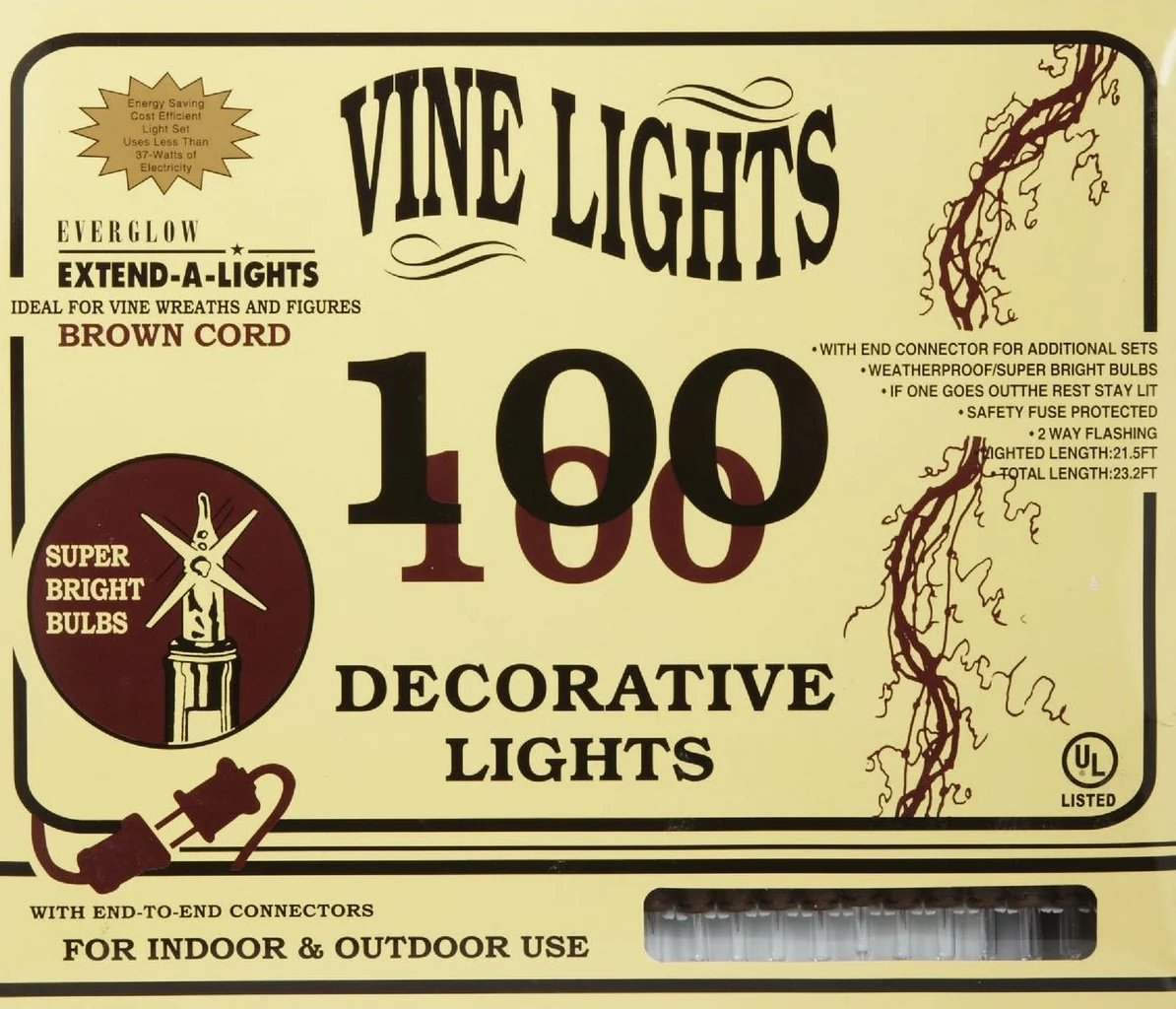 Enhanced J Hofert Mini Incandescent Vine Light Set Easy-to-Use