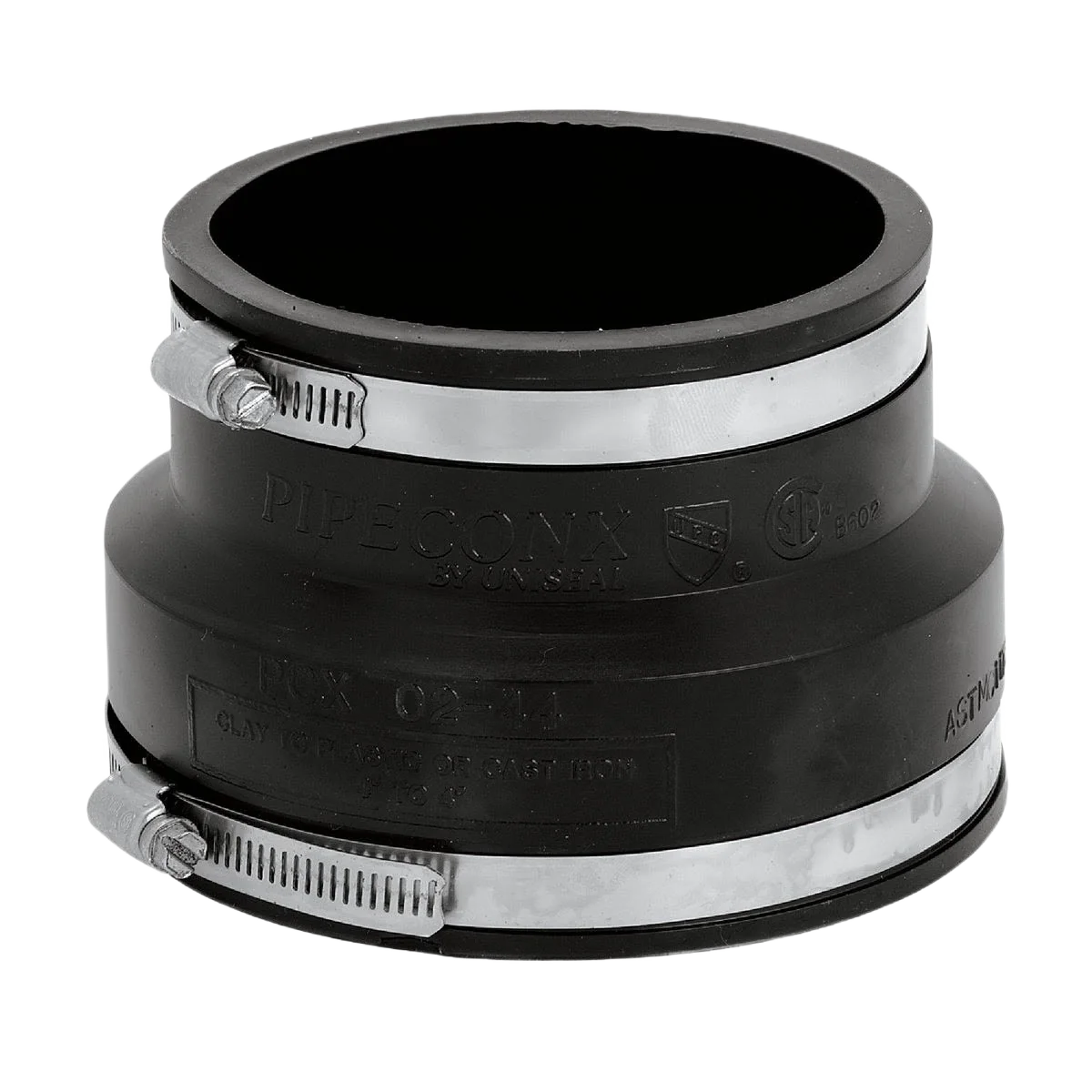 Breathable Fernco Clay to Cast Iron or Plastic Flexible PVC Coupling 4 In. x 4 In. Fashionable