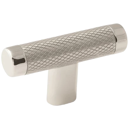 Relaxed Amerock Esquire Polished Nickel Stainless Steel Bar Pull Knob 2-5 8 in. Professional