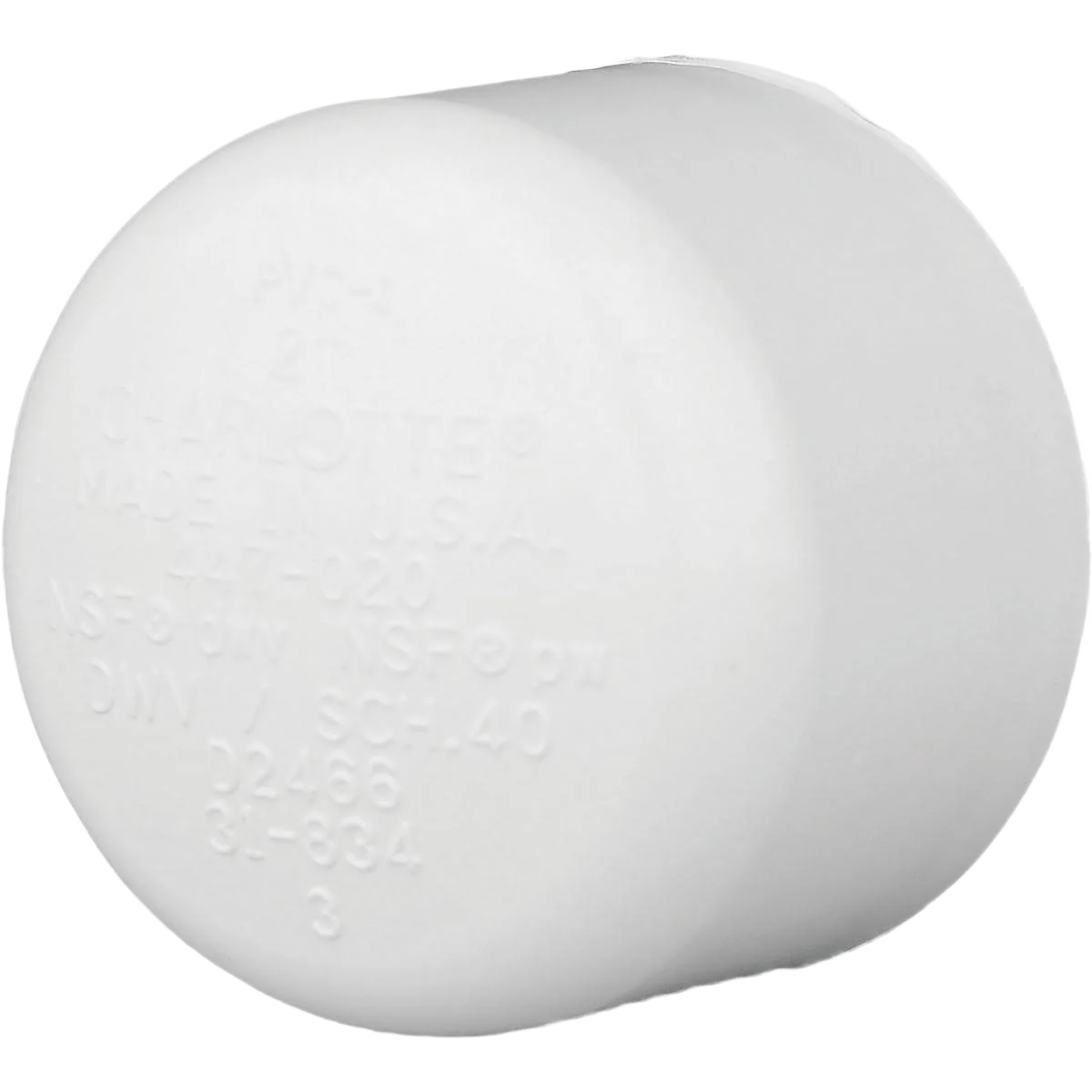 Long-Lasting Charlotte Pipe 2 In. Schedule 40 PVC Pressure Cap Unique