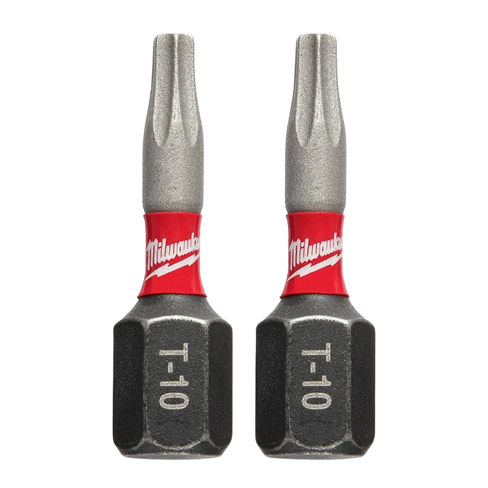High-Quality Milwaukee SHOCKWAVE™ Impact Duty™ 1 T10 TORX Bits 2-Pack Superior
