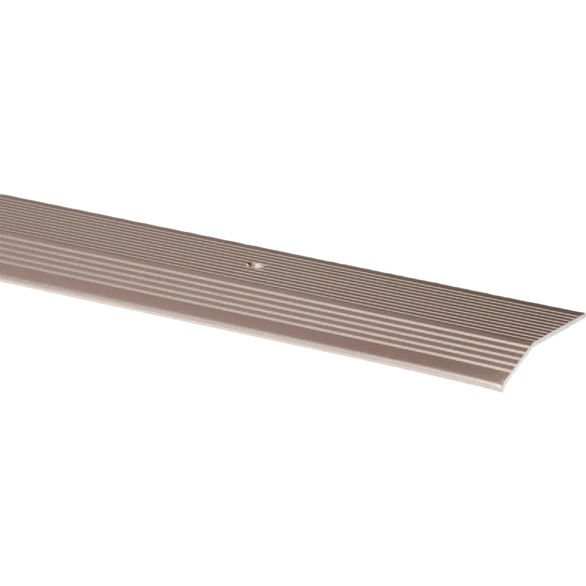 Recyclable M-D Pewter Fluted Carpet Wide Trim Bar 1-3 8 in. x 3 ft. Detailed