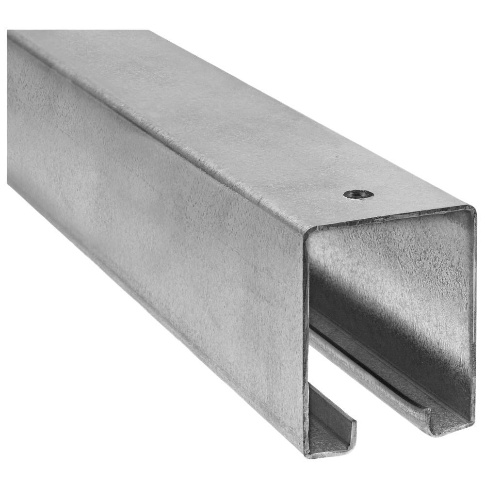Exclusive National Galvanized Door Rail 12 ft. Easy-to-Use