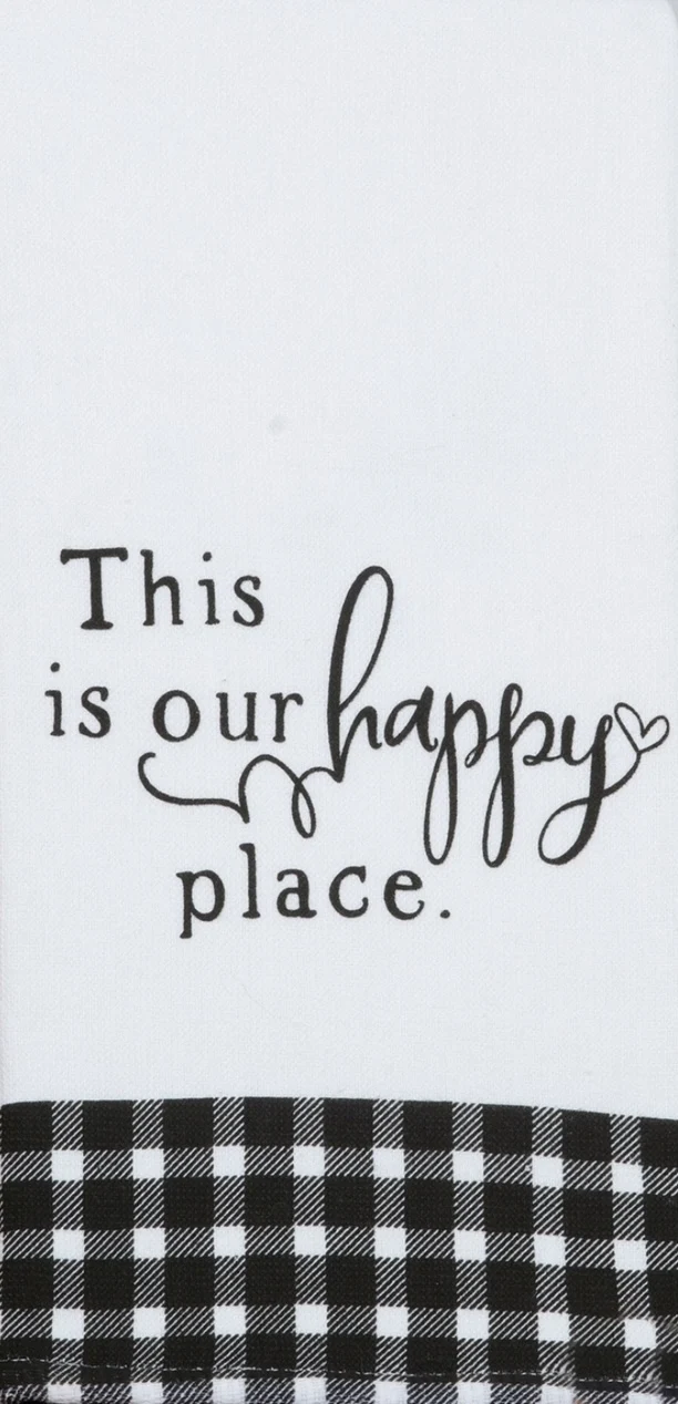 Optimized Kay Dee Designs Farmhouse Happy Place Dual Purpose Terry Towel Outstanding