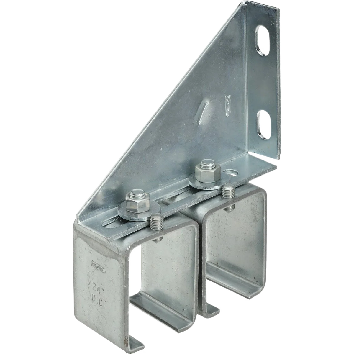 Soft National Hardware Galvanized Double Splice Box Rail Barn Door Bracket Elite