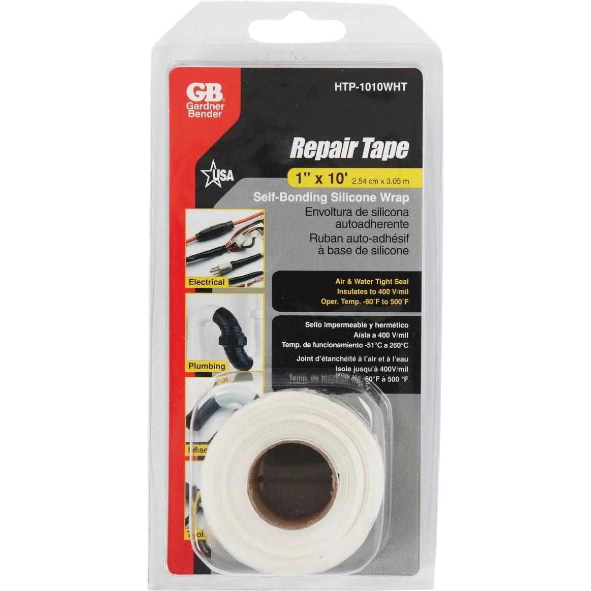 Versatile Gardner Bender White Self-Sealing Tape 1 In. x 10 Ft. Sophisticated
