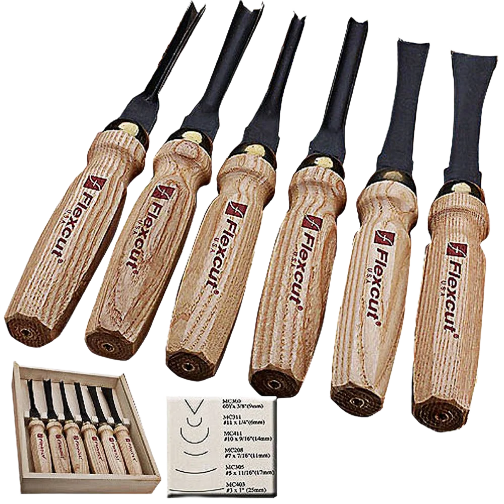 Certified Flexcut 6 Piece Starter Carving Set Original