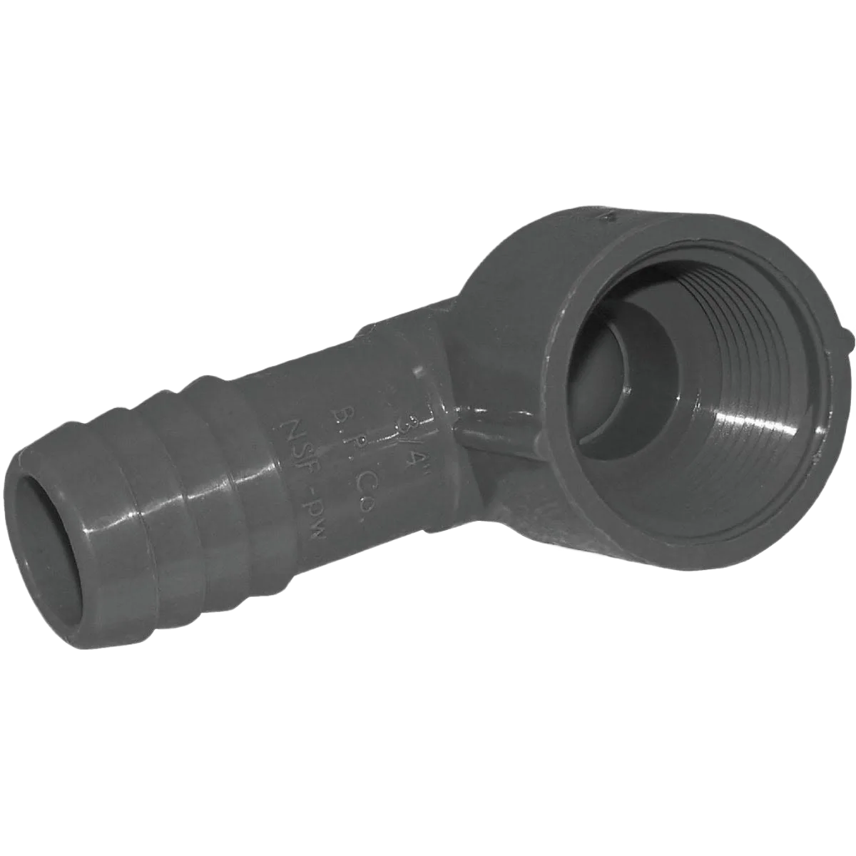Verified Boshart Poly 90 Deg. Insert Elbow 3 4 In. x 3 4 In. FIP Premium Material